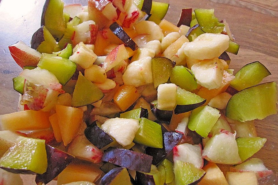 Herbstlicher Obstsalat