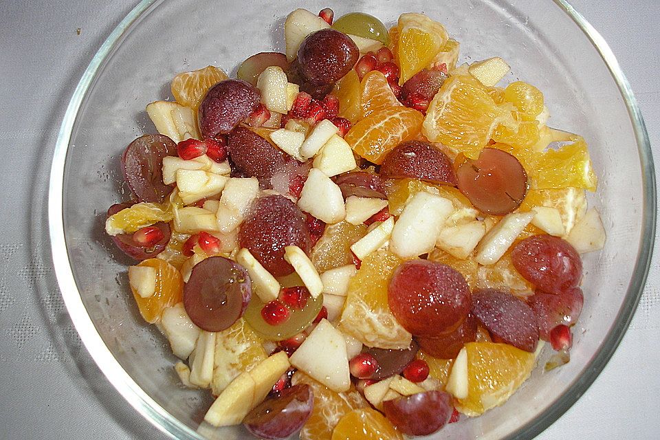 Herbstlicher Obstsalat