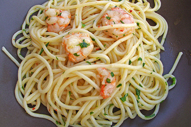 Spaghetti Gamberetti von Sonnenstaub