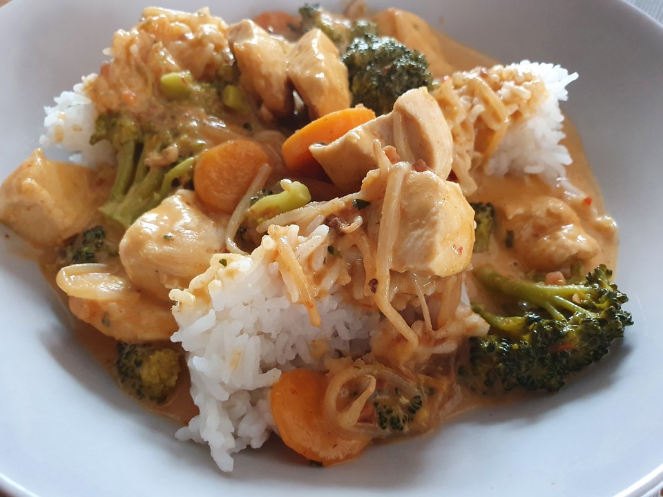 Huhn Kokosmilch Erdnussbutter Rezepte Chefkoch 