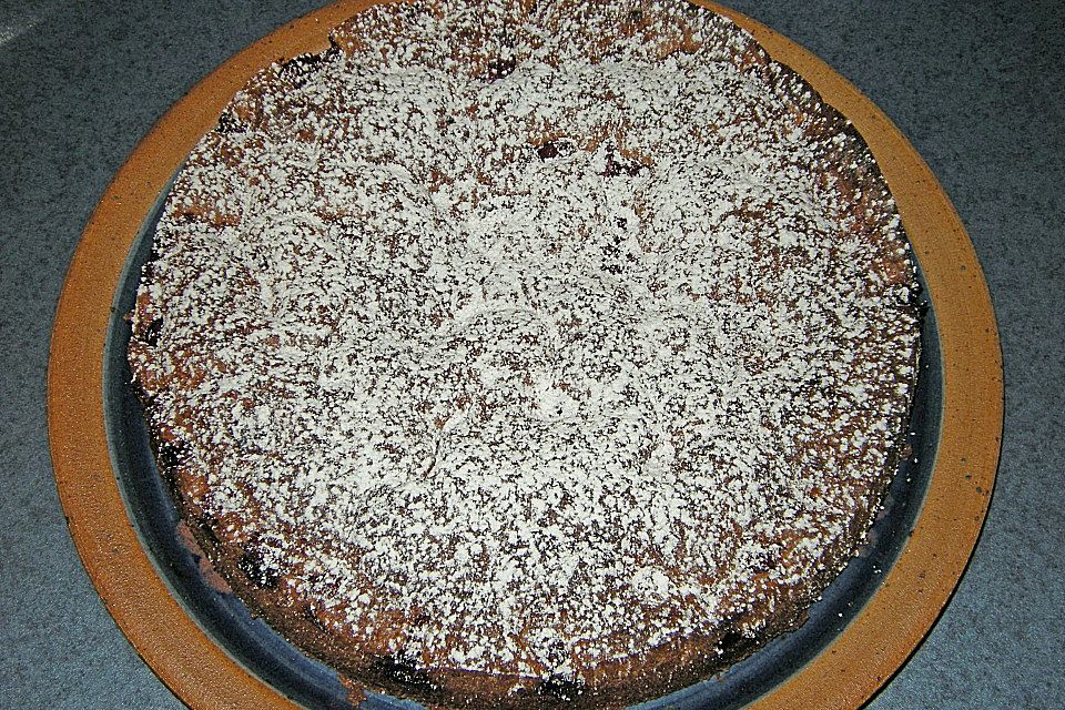 Versunkener Kirschkuchen