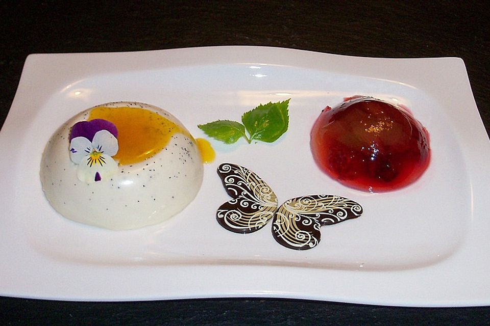 Kokos - Panna Cotta