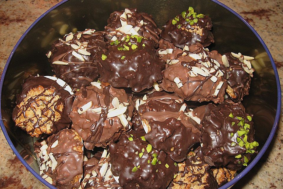 Elisenlebkuchen mit Schokoladenguss