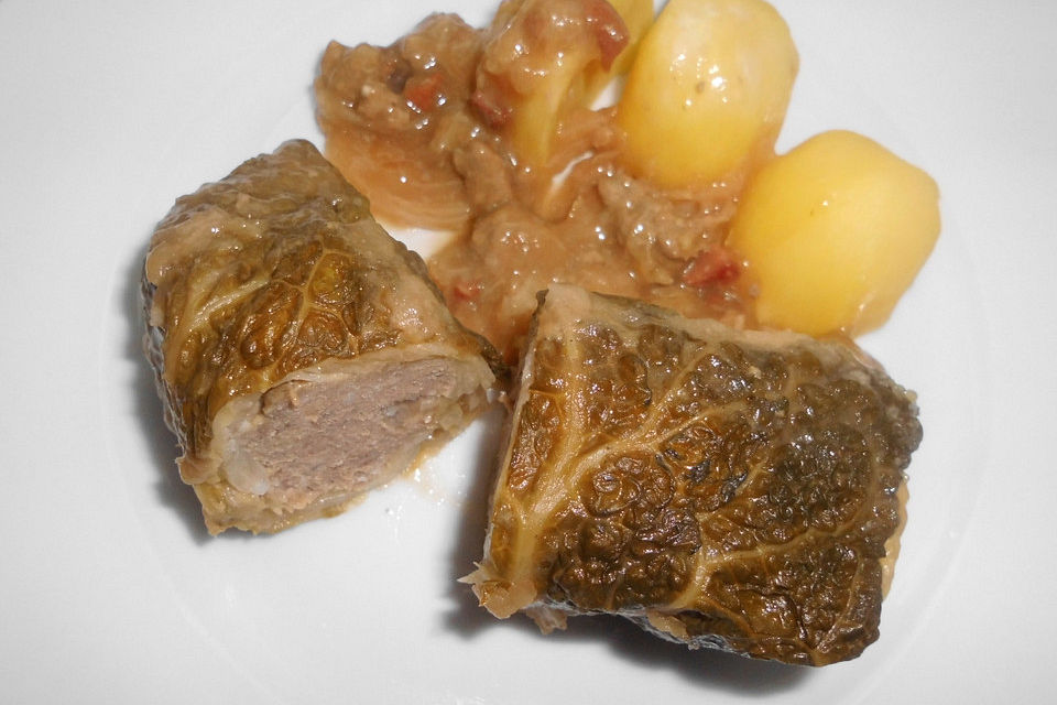 Wirsingrouladen nach Uromas Rezept