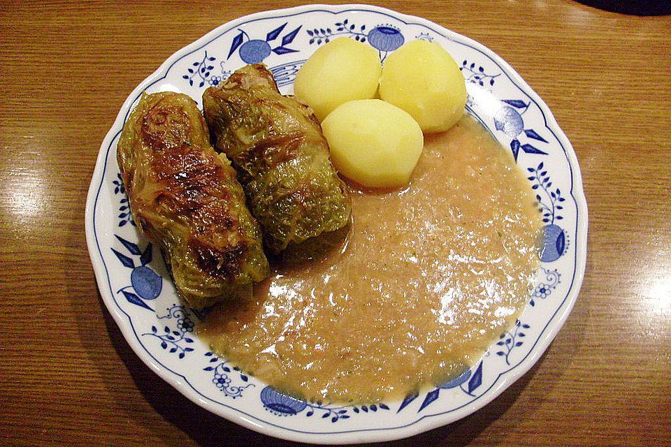 Wirsingrouladen nach Uromas Rezept