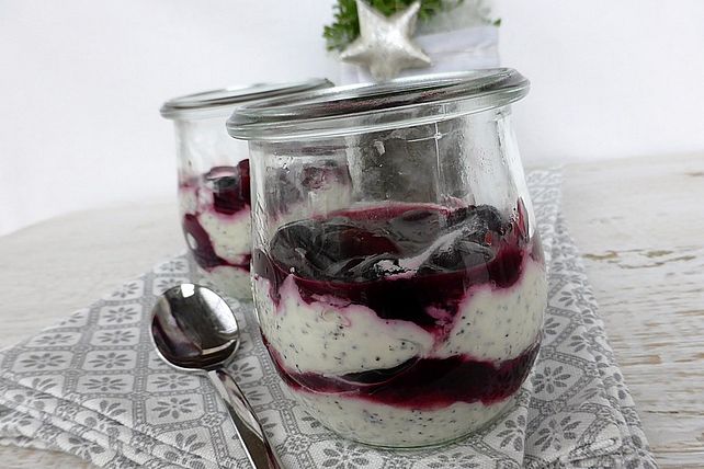 Mohncreme mit Punschkirschen von katinka65| Chefkoch