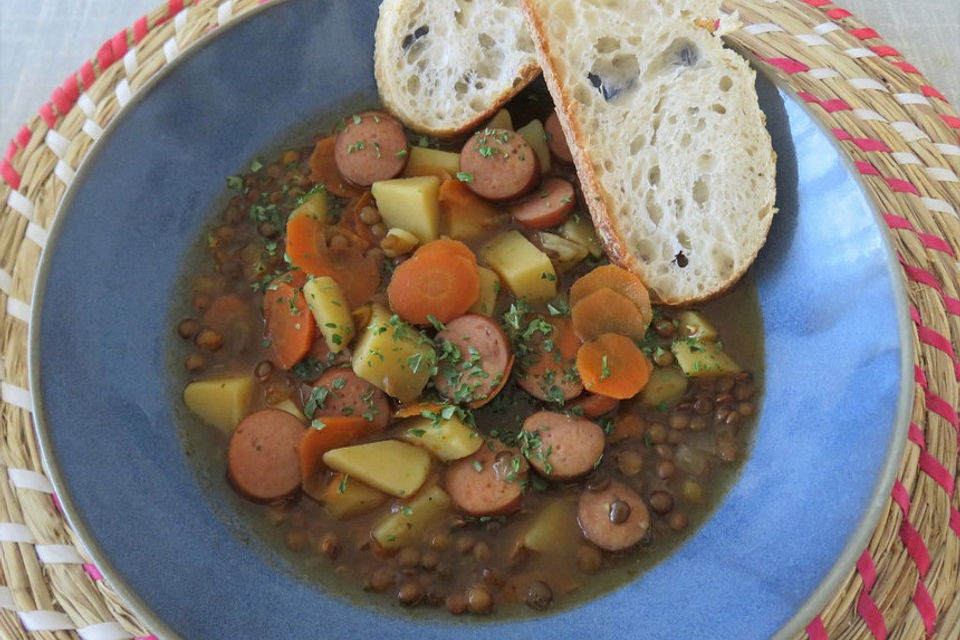 Linsensuppe