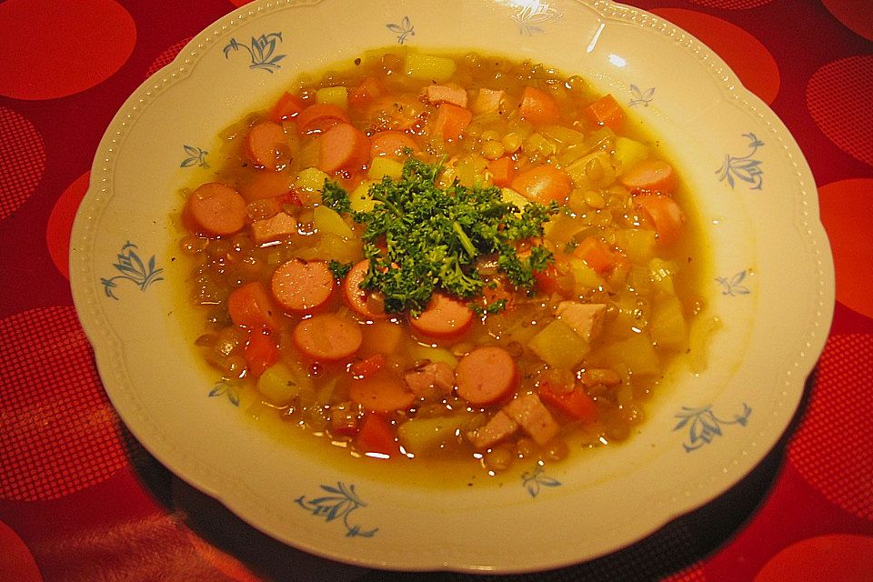 Linsensuppe