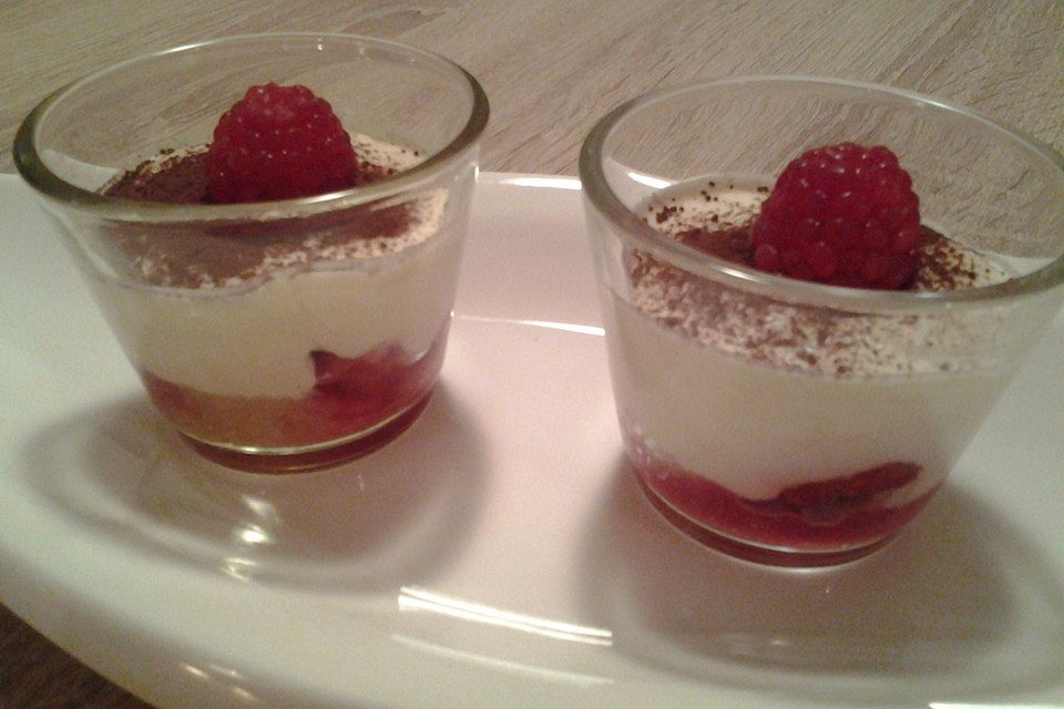 Himbeer - Tiramisu mit Eierlikör