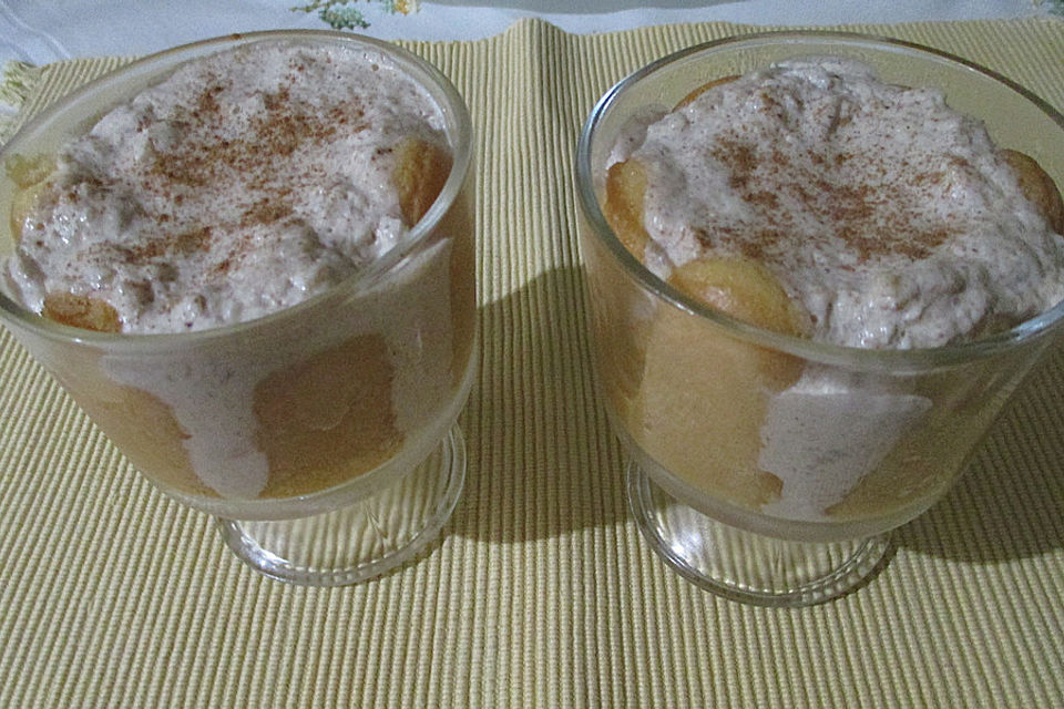 Tiramisu mit Apfel - Zimt - Creme