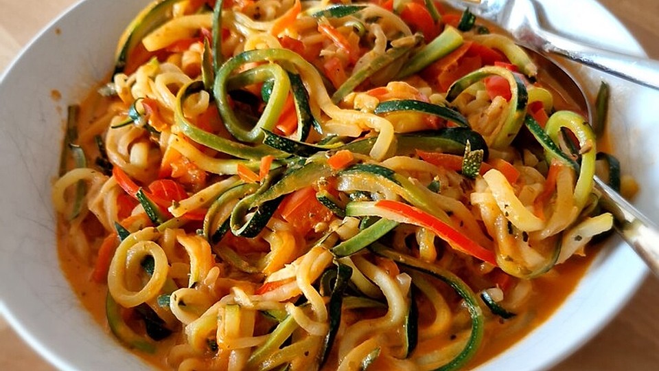 Zucchini-Spaghetti von JuliSp