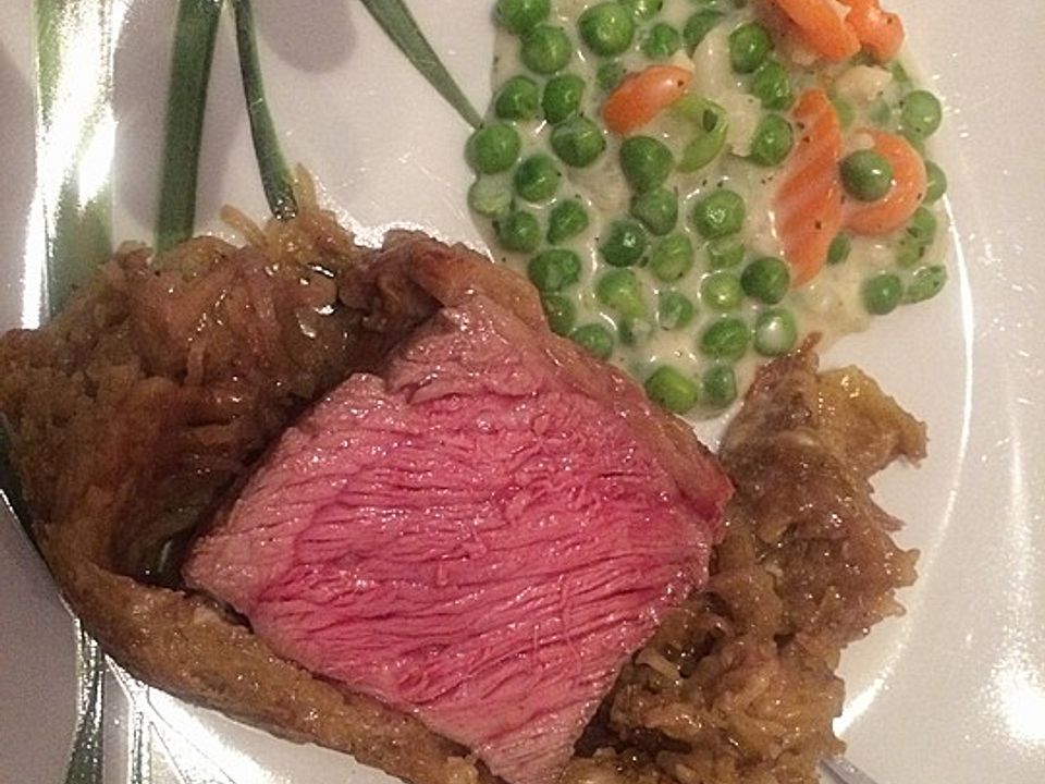 Roastbeef im Kartoffel - Käsemantel von stefan_o| Chefkoch