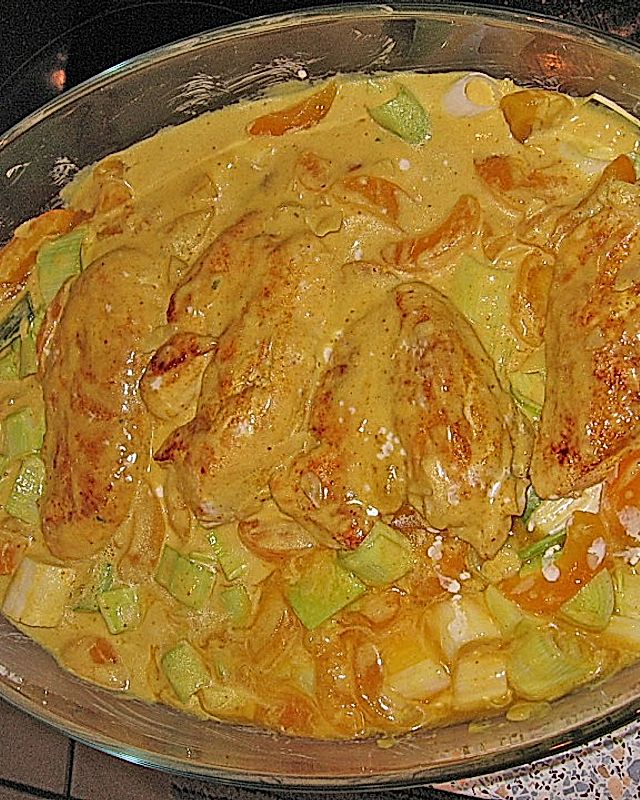 Hähnchen - Curry - Auflauf