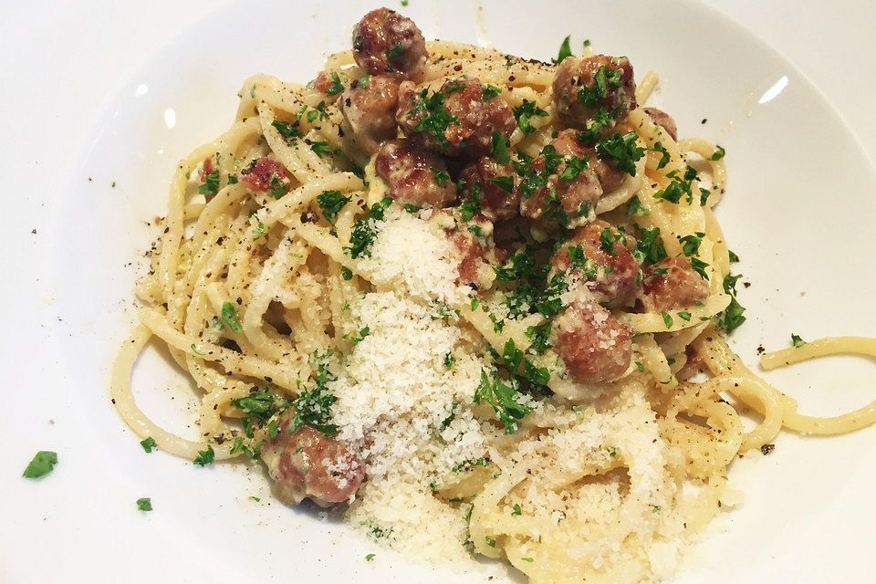 Salsiccia Carbonara all'italiamann