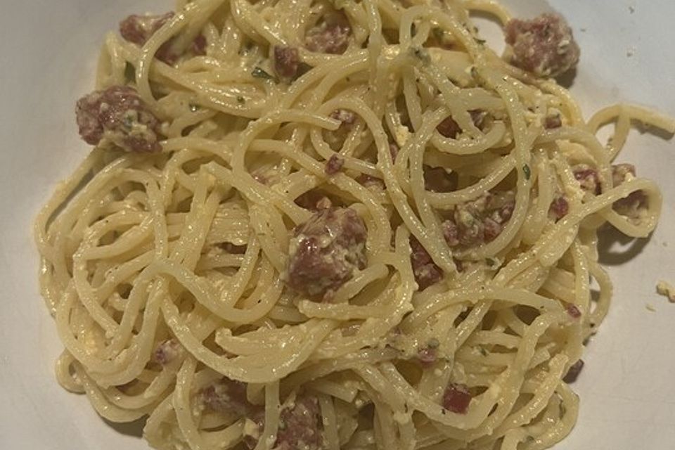 Salsiccia Carbonara all'italiamann