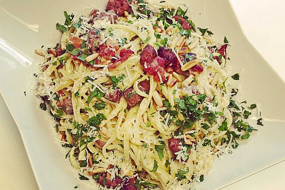 Salsiccia Carbonara all'italiamann