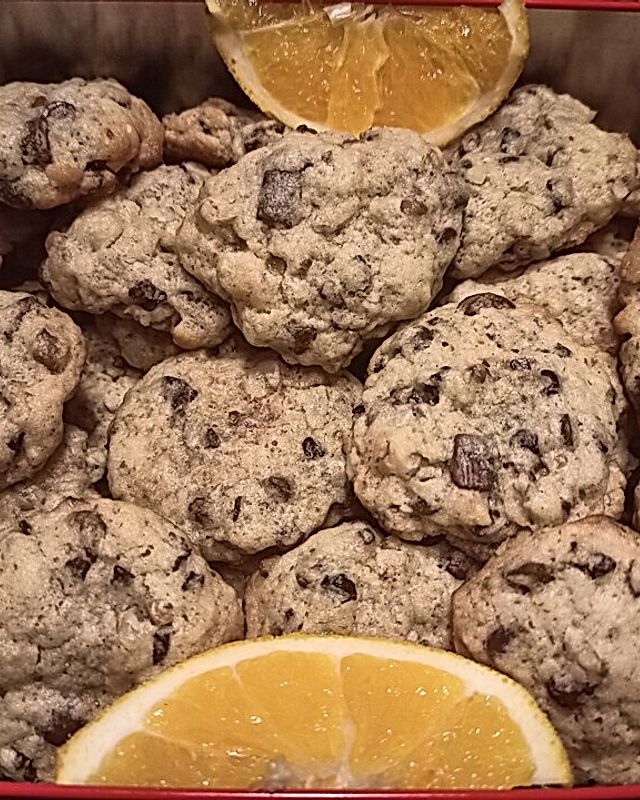 Walnuss - Orangen - Schoko - Cookies