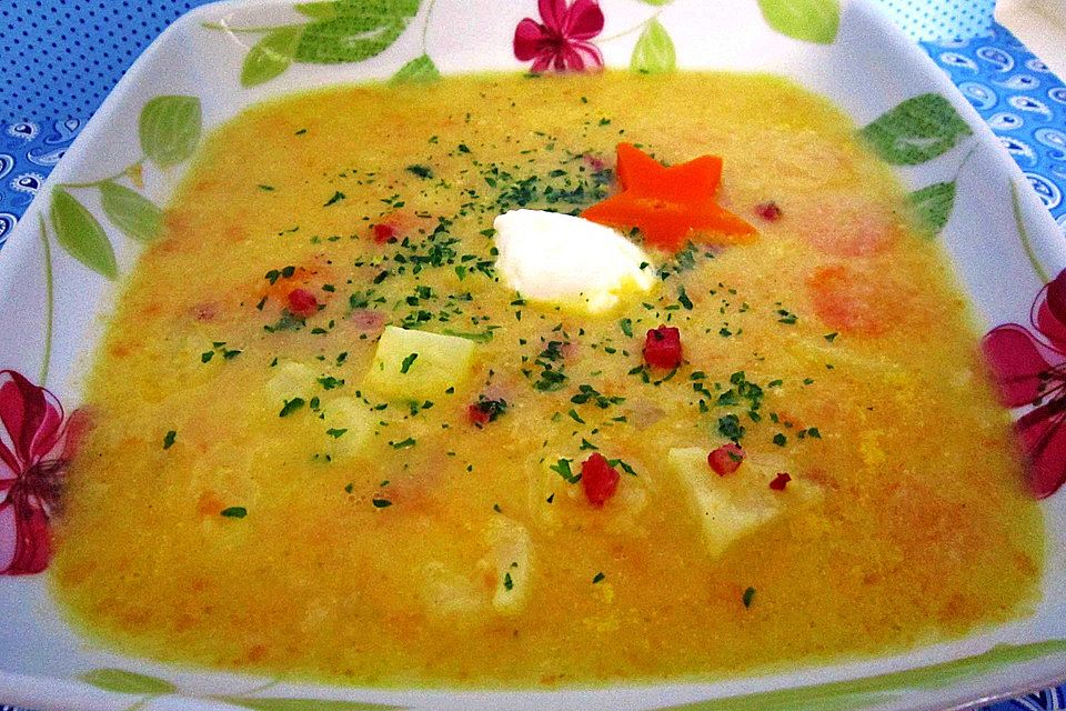 Möhren - Sellerie - Suppe