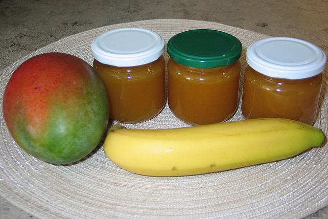 Mango - Bananen - Marmelade mit Kokos von Londonlilly| Chefkoch