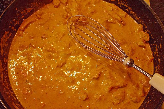 Hähnchengeschnetzeltes mit Paprika und Reis von Natalie1999| Chefkoch