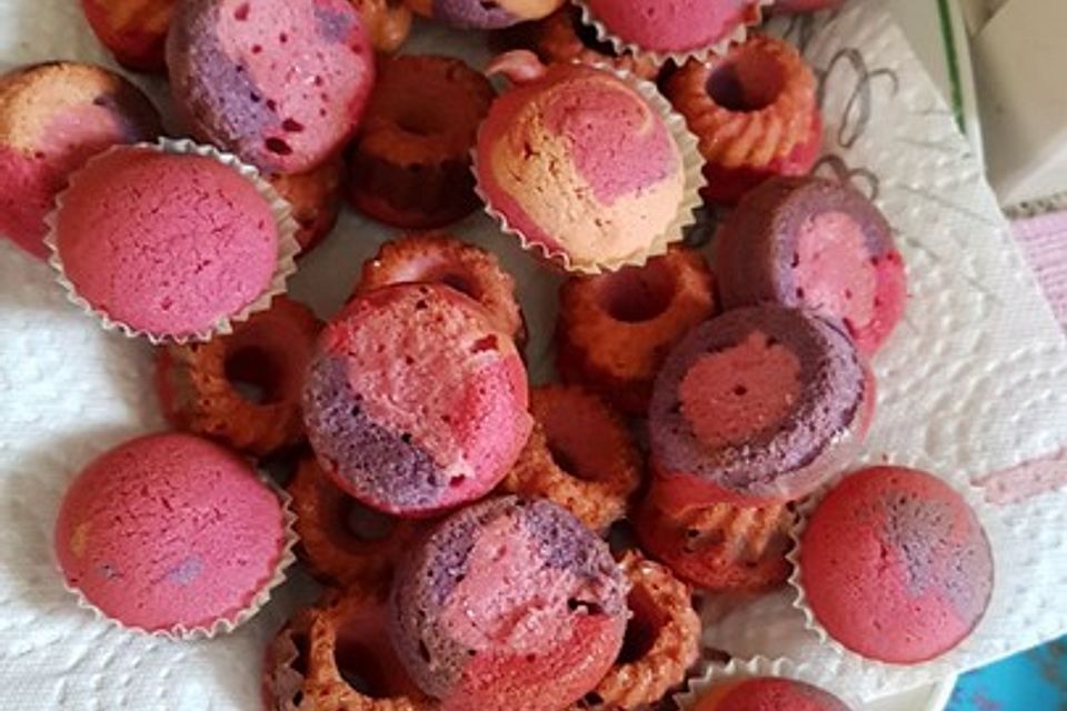Bunte Mini - Muffins Bunte Mini - Muffins