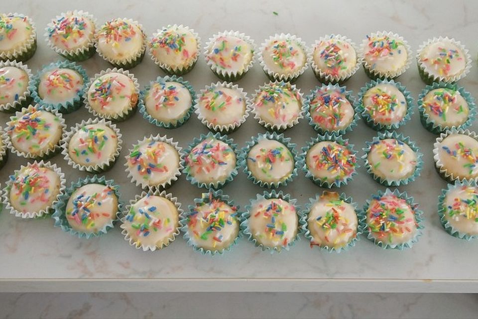 Bunte Mini - Muffins Bunte Mini - Muffins