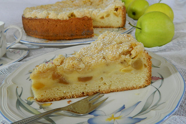 Apfel-Vanille-Kuchen mit Streuseln von An3009ka| Chefkoch