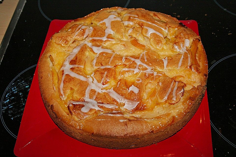 Apfel-Vanille-Kuchen mit Streuseln