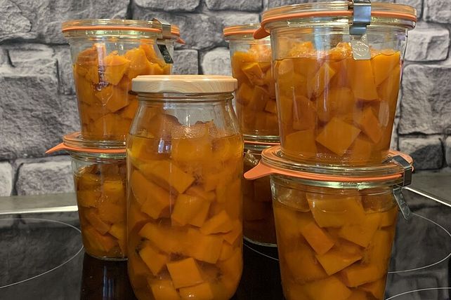 Eingelegter Kürbis süß - sauer von lambadaking| Chefkoch