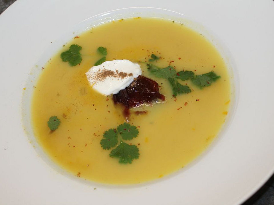 Hokkaido - Kürbissuppe mit Zwetschgen von Haida| Chefkoch