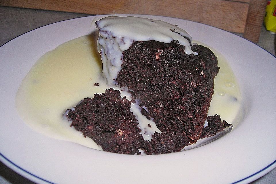 Mix - in - der - Form Schokoladenkuchen (Essigkuchen)