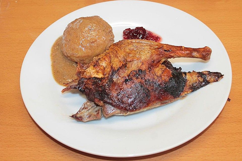 Gänsebraten mit Wirsing