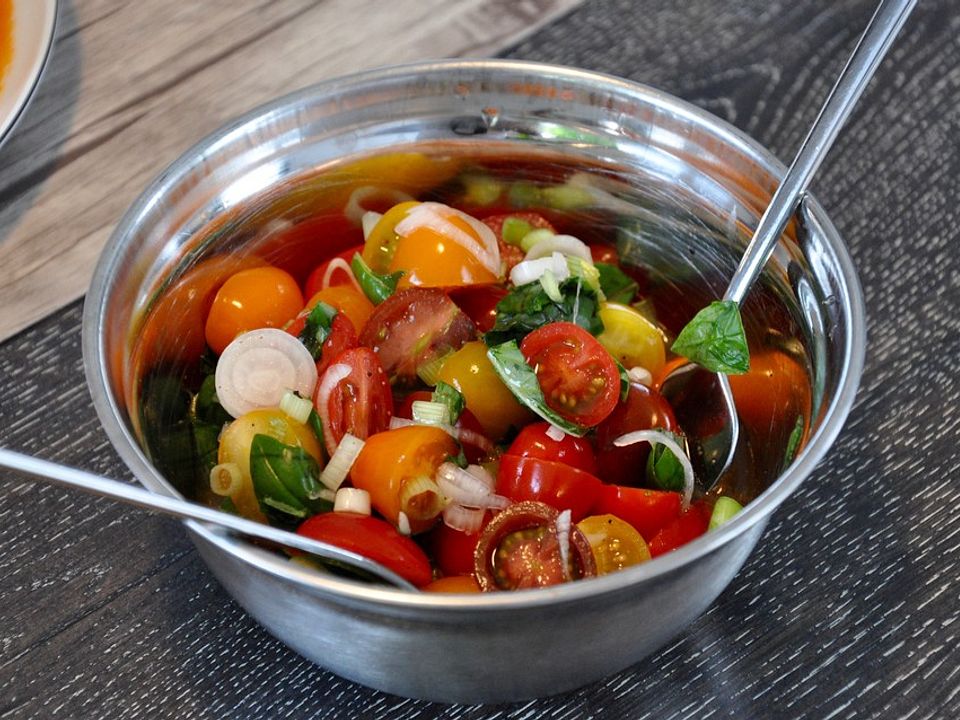 Kirschtomaten - Salat| Chefkoch