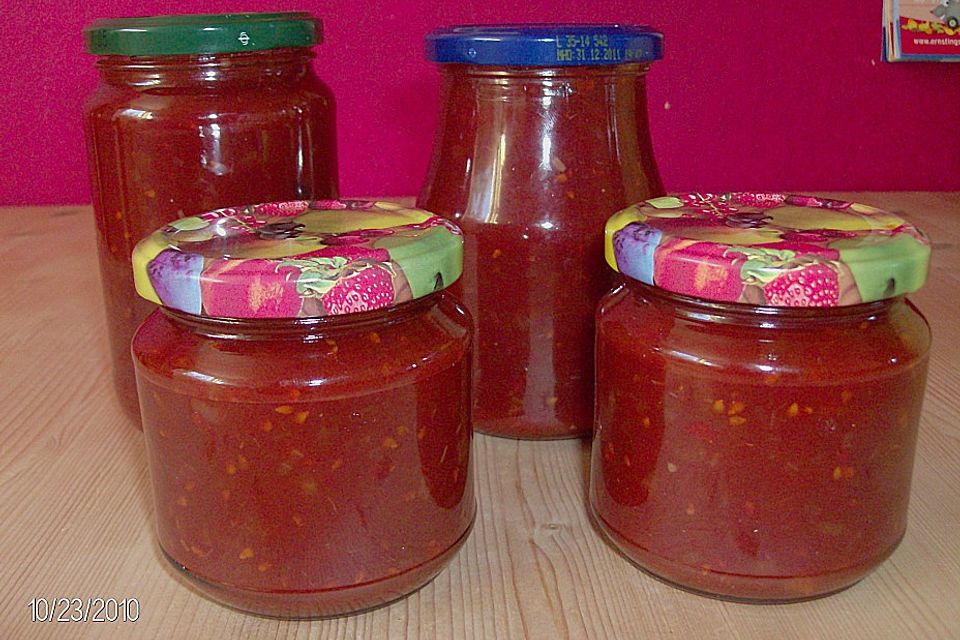 Rosinenkinds Tomaten Apfel Chutney