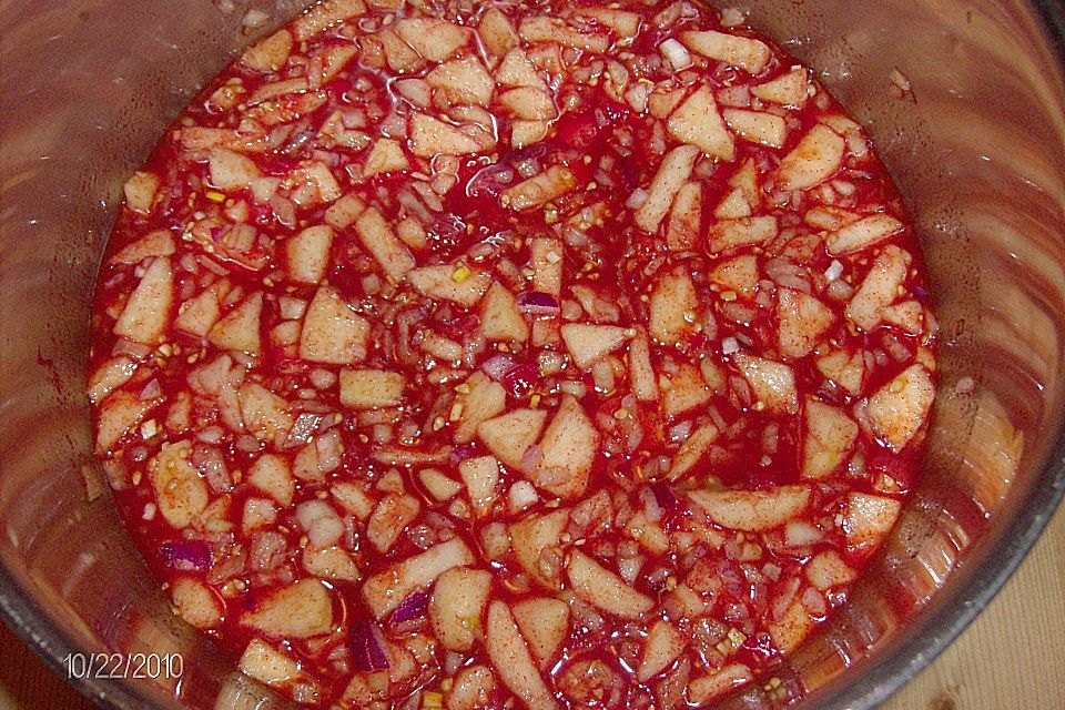 Rosinenkinds Tomaten Apfel Chutney