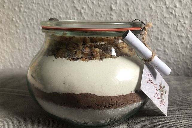 Brownie - Mix im Glas von famenight| Chefkoch Brownie - Mix im Glas von famenight| Chefkoch