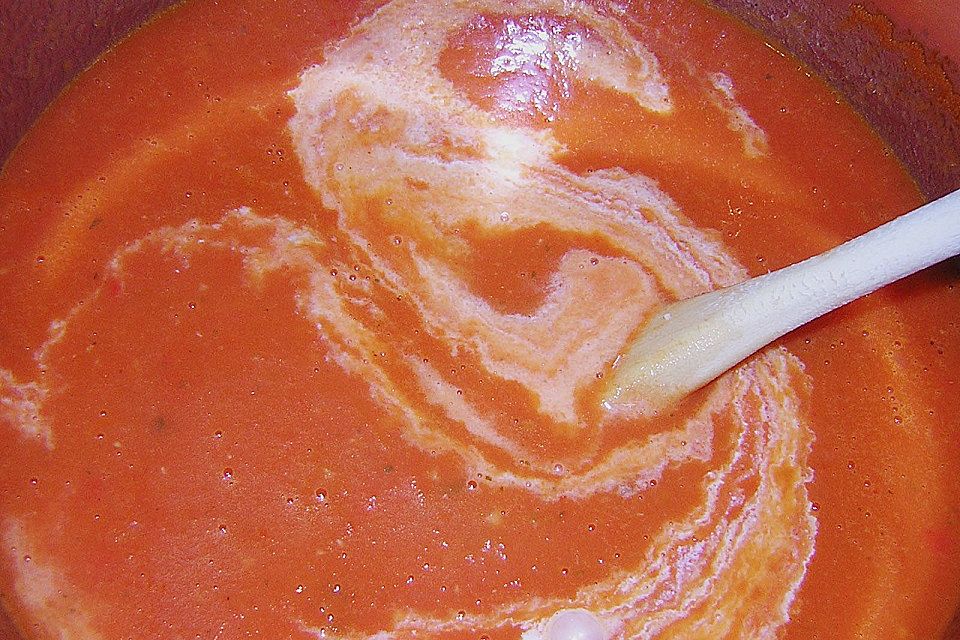 Tomatensuppe mit Reis Tomatensuppe mit Reis