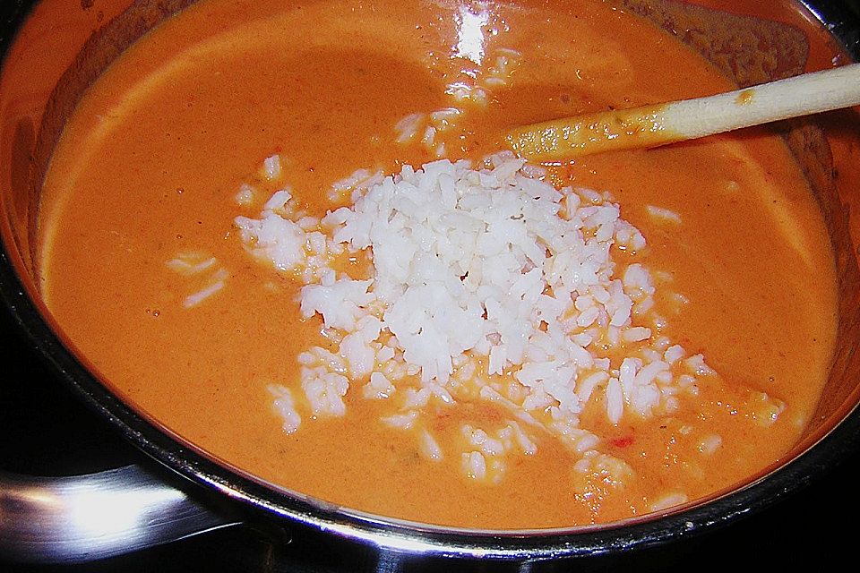 Tomatensuppe mit Reis Tomatensuppe mit Reis