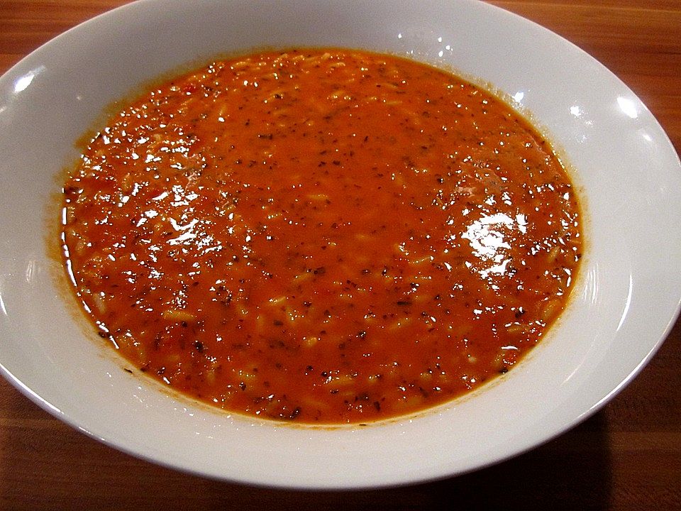 Tomatensuppe mit Reis von holgi007 | Chefkoch