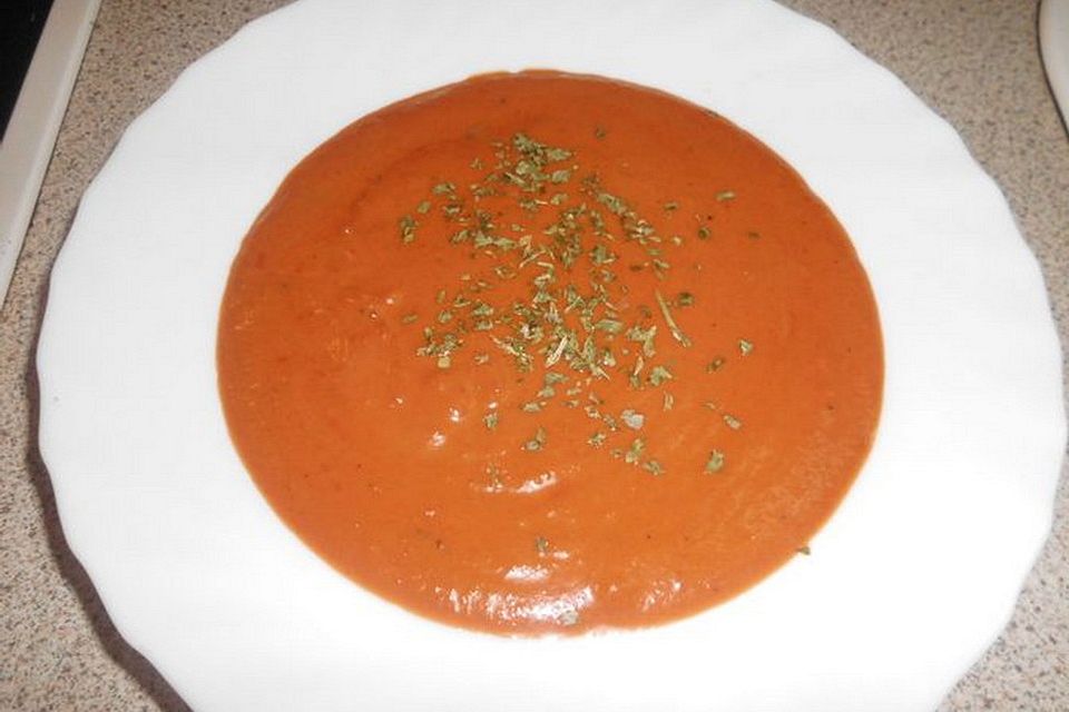 Tomatensuppe mit Reis Tomatensuppe mit Reis