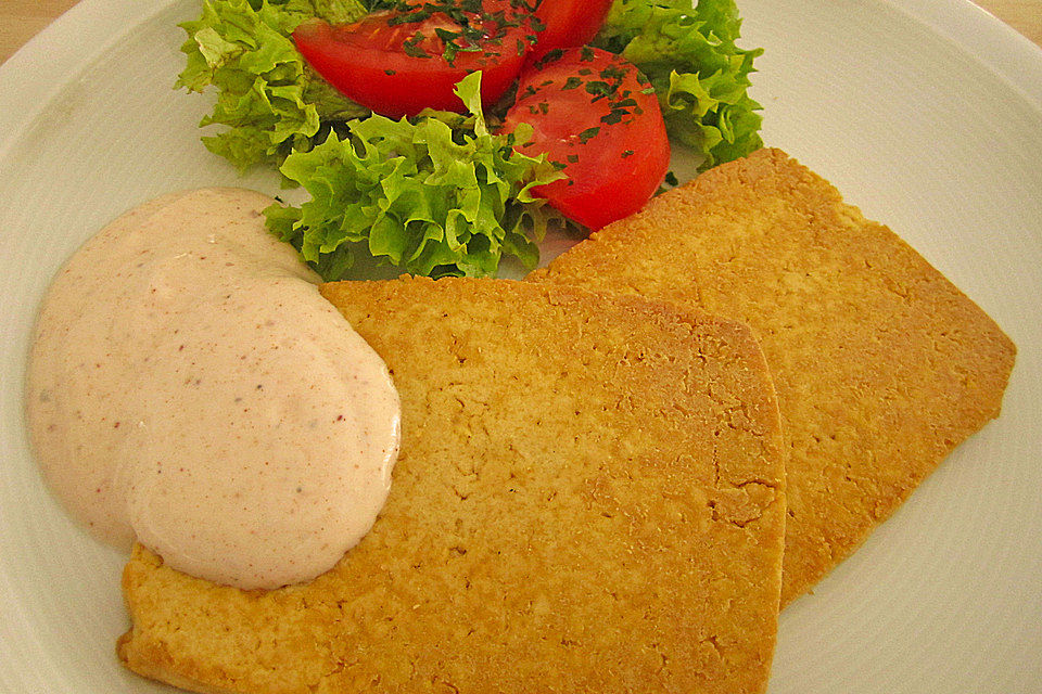 Gebackener Tofu mit würzigem Joghurt