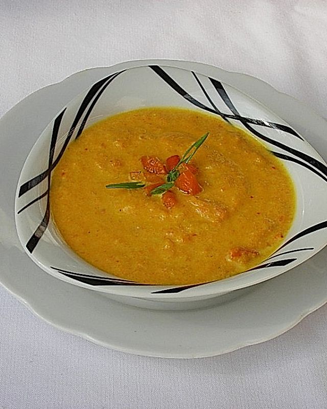 Kürbis - Karottensuppe