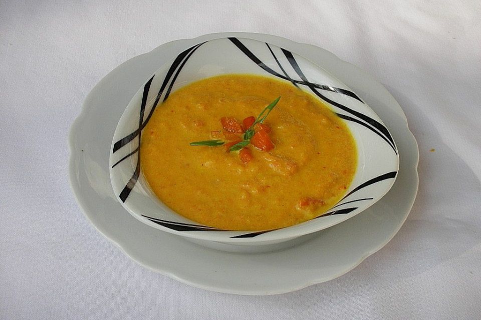 Kürbis - Karottensuppe