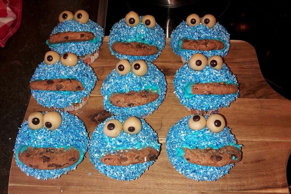 Blaue Monster Muffins