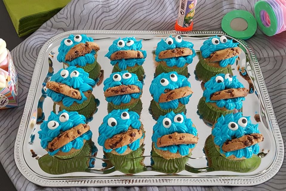 Blaue Monster Muffins