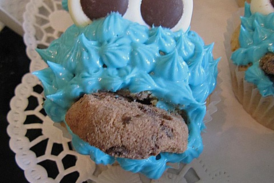 Blaue Monster Muffins