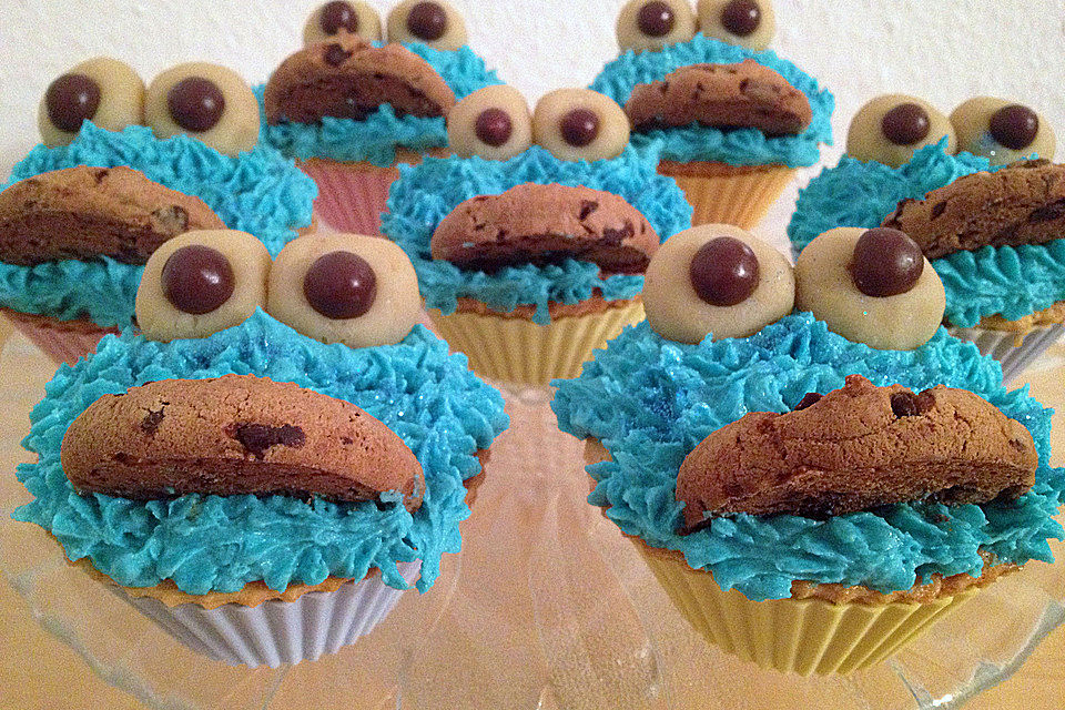 Blaue Monster Muffins