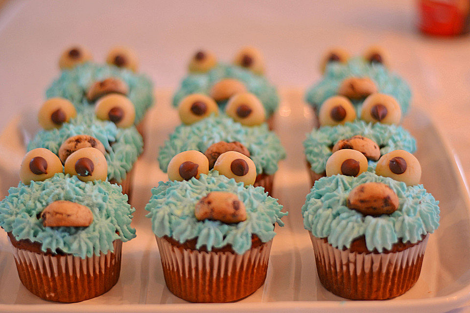 Blaue Monster Muffins