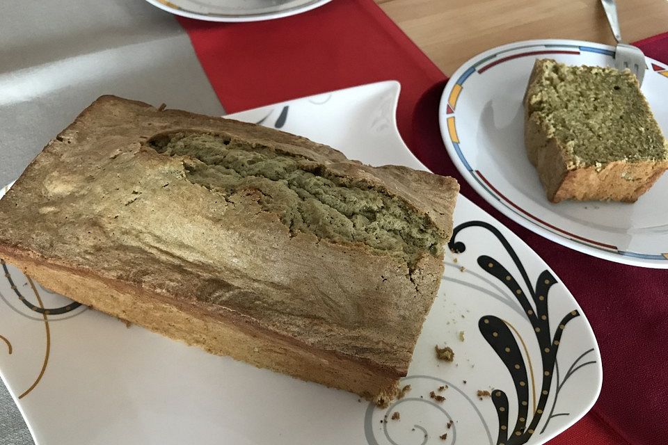 Grüner Tee Kuchen