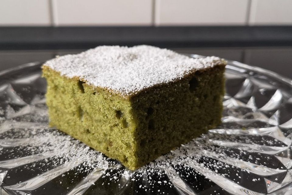 Grüner Tee Kuchen